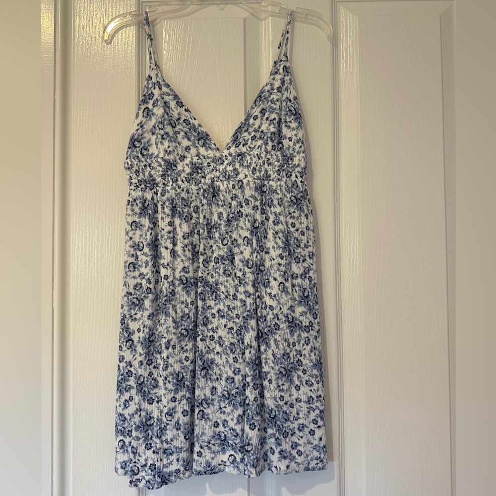 Garage Blue Floral Dress
